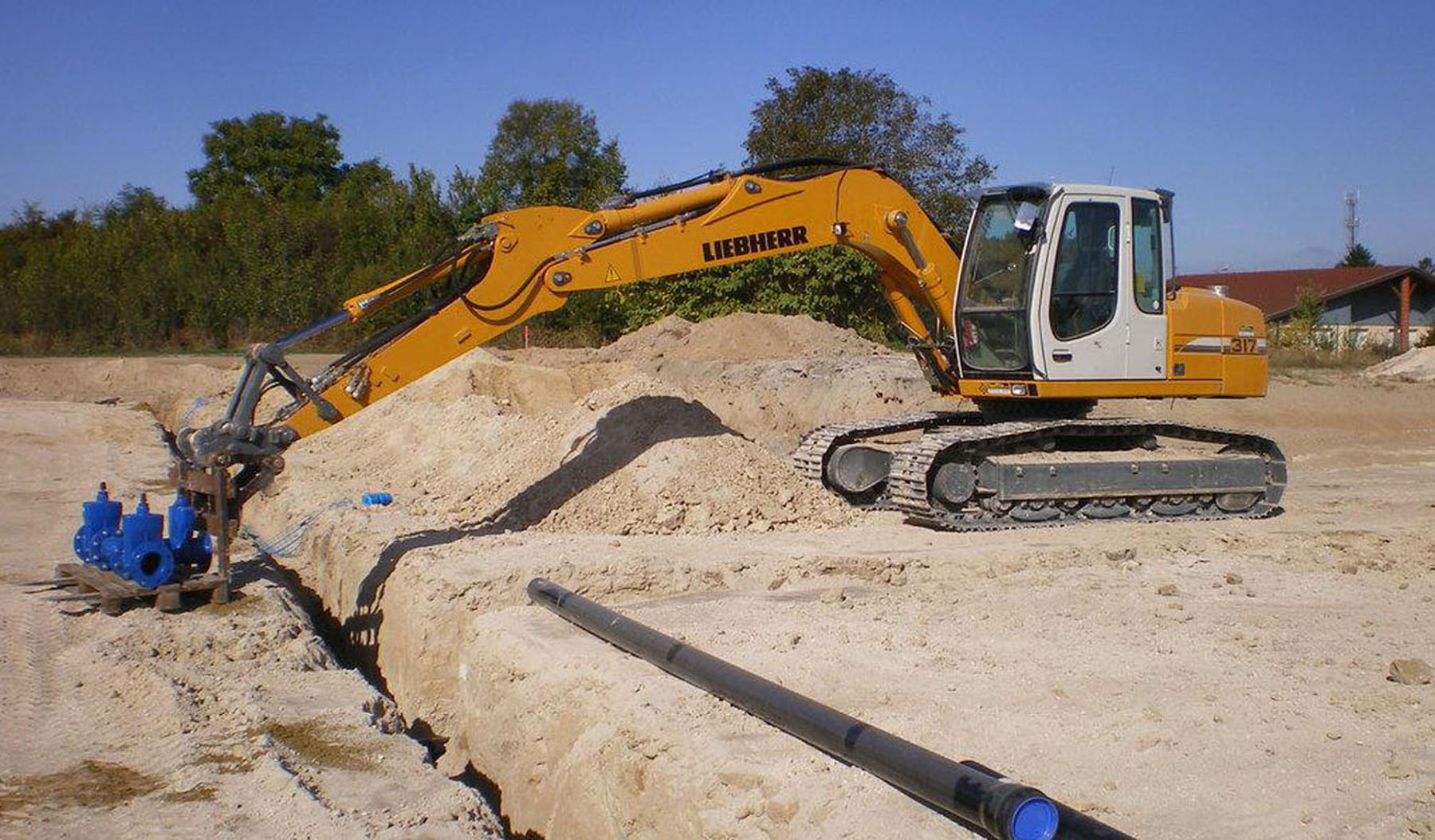 Гусеничный экскаватор Liebherr R 317 Litronic